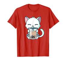 Load image into Gallery viewer, Boba Cat Drinking Boba Kitten Kawaii Japanese Kitty T-Shirt T-Shirt-851931
