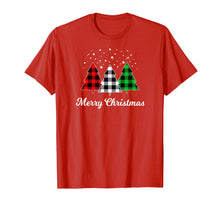 Load image into Gallery viewer, Christmas Santa Tree Xmas Christmas July Holiday Plaid Funny T-Shirt
