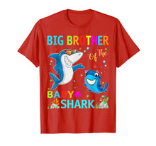 Load image into Gallery viewer, Big Brother Of The Baby Shark Birthday Big Brother Shark T-Shirt-217268
