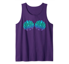 Load image into Gallery viewer, Mermaid Sea Shell Bra Costume Tank Top
