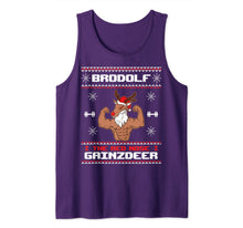 Load image into Gallery viewer, Brodolf The Red Nose Gainzdeer Gym Ugly Christmas Sweater Tank Top
