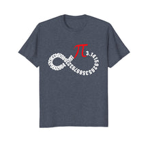 Load image into Gallery viewer, Pi Number 3.141 Infinity Funny Geek Gift T Shirt
