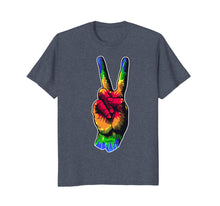 Load image into Gallery viewer, Tye Dye Peace Sign T-shirt Peace Tee
