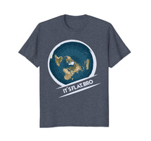 Load image into Gallery viewer, Flat Earth T-Shirt: Flat Bro Flat Earther Society Conspiracy
