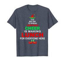 Load image into Gallery viewer, Lunch Lady Christmas Gift - Elf Christmas Cheer T-Shirt
