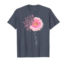 Load image into Gallery viewer, Daisy Dandelion Faith Hope Love Breast Cancer Awareness T-Shirt
