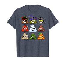 Load image into Gallery viewer, Halloween Poop Emojis Funny T-Shirt
