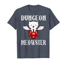 Load image into Gallery viewer, Dungeon Meowster Funny-DnD Gamer-Cat-D20 Gift T-Shirt
