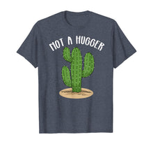 Load image into Gallery viewer, Not A Hugger Tshirt Botanical Cactus Tee Introvert Succulent T-Shirt
