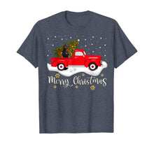 Load image into Gallery viewer, Red Truck Merry Christmas Tree Doberman Christmas T-Shirt
