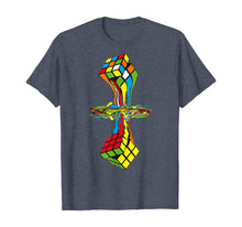 Load image into Gallery viewer, AWESOME GRAPHIC MELTING RUBIK RUBIX RUBICS CUBE Solved Rubik T-Shirt

