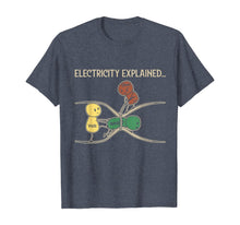 Load image into Gallery viewer, Electricity Explained Funny Ohm Volt Ampe Physics T-Shirt-99609
