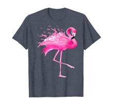 Load image into Gallery viewer, Flamingo Pink Ribbon Breast cancer Awareness Gift shirt
