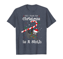 Load image into Gallery viewer, All I Want For Christmas Is Sloth Lovers Christmas Pajama T-Shirt
