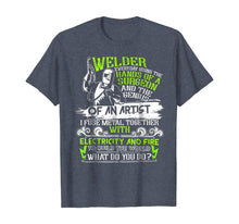 Load image into Gallery viewer, Welder T Shirt, The Genius Of An Artist T Shirt
