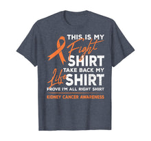 Load image into Gallery viewer, This Is My Fight Shirt Kidney Cancer Awareness Month Ribbon T-Shirt-353383
