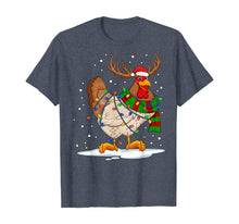 Load image into Gallery viewer, Funny Chicken Christmas Tee Reindeer Christmas Lights Pajama T-Shirt
