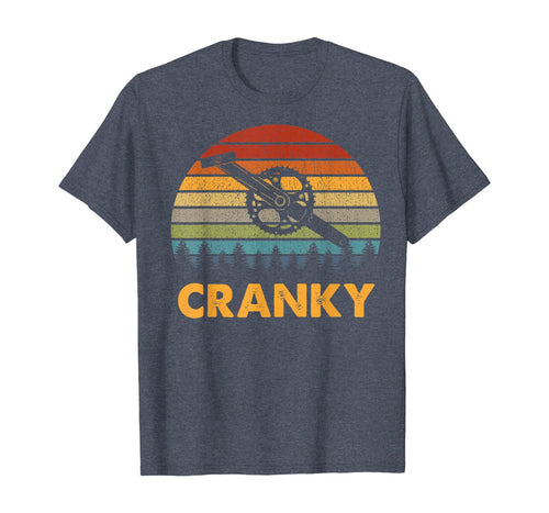 Retro Vintage Gift For Cycling Lovers Bicycle Cranky T-Shirt