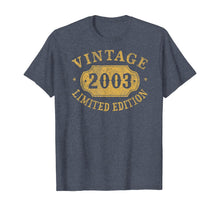 Load image into Gallery viewer, 2003 17 years old 17th Limited Birthday, Anniversary Gift T-Shirt-82880
