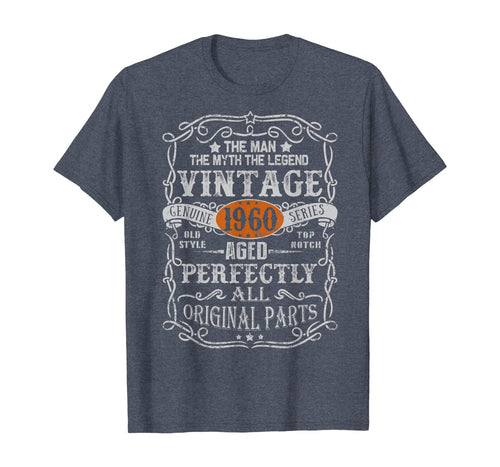 60 Years Old 1960 Vintage 60th Bday Gift tee Decorations T-Shirt-325525