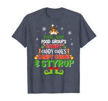 Load image into Gallery viewer, Four Main Food Groups Elf Christmas T-Shirt
