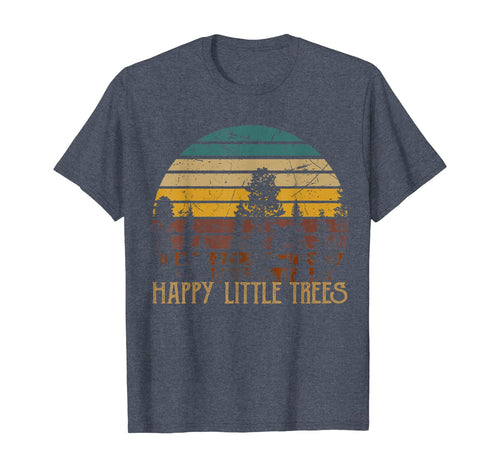 Happy Little Tree Retro Bob Tees Ross Painting For Men Women T-Shirt