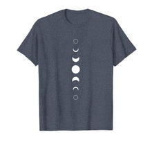 Load image into Gallery viewer, Bohemian Moon Phase Lunar Cycle Astronomy Shirt
