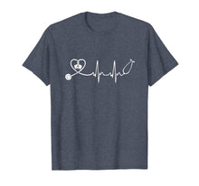 Load image into Gallery viewer, Nurse Stethoscope Heartbeat T-Shirt
