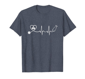 Nurse Stethoscope Heartbeat T-Shirt