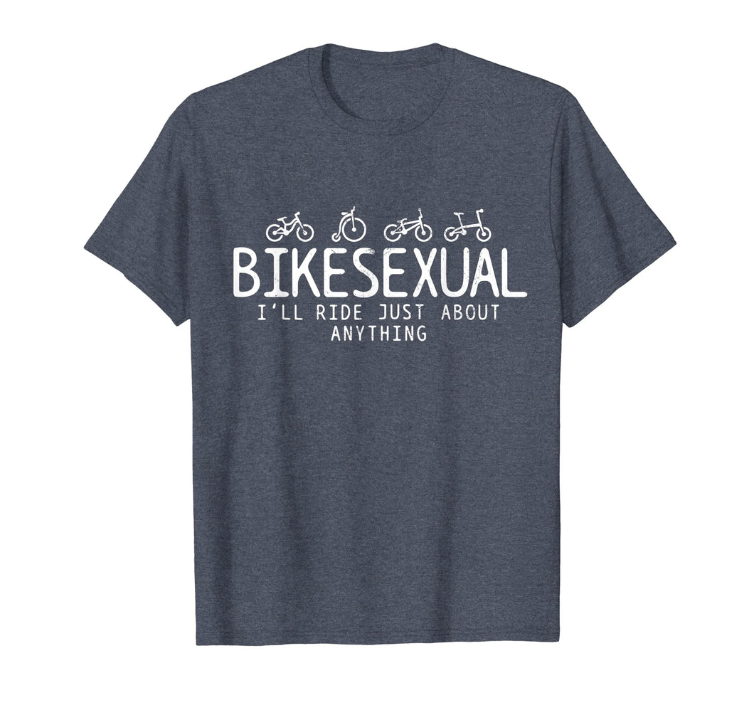 Bikesexual T-Shirt - Funny Bicycle Bike Cycling Shirt Gift