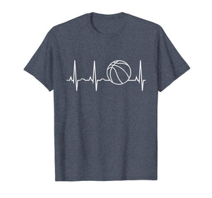 Heartbeat Basketball Shirt Best Basketball Player & FanTee