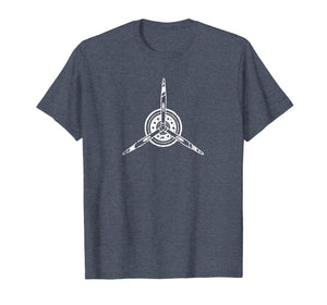Mens Airplane Shirt - Aircraft Propeller Prop Aviation T-Shirt