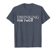 Load image into Gallery viewer, Drinking For Two Pregnancy Announcement T-Shirt For Couples
