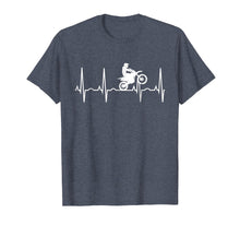 Load image into Gallery viewer, Dirt Bike Heartbeat Shirt - Best Shirt for Dirt Bike Riders
