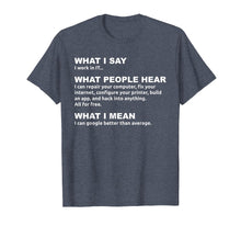 Load image into Gallery viewer, I work in IT... - Funny Computer Shirt
