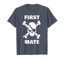 Load image into Gallery viewer, First Mate Pirate Shirt. Nautical Sailing Cruise Ship Shirts
