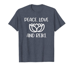 Lotus Peace Love Reiki T-shirts. Cool Style Tees