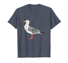 Load image into Gallery viewer, Funny Seagull Shirt. Ocean Lover and bird-watching tee
