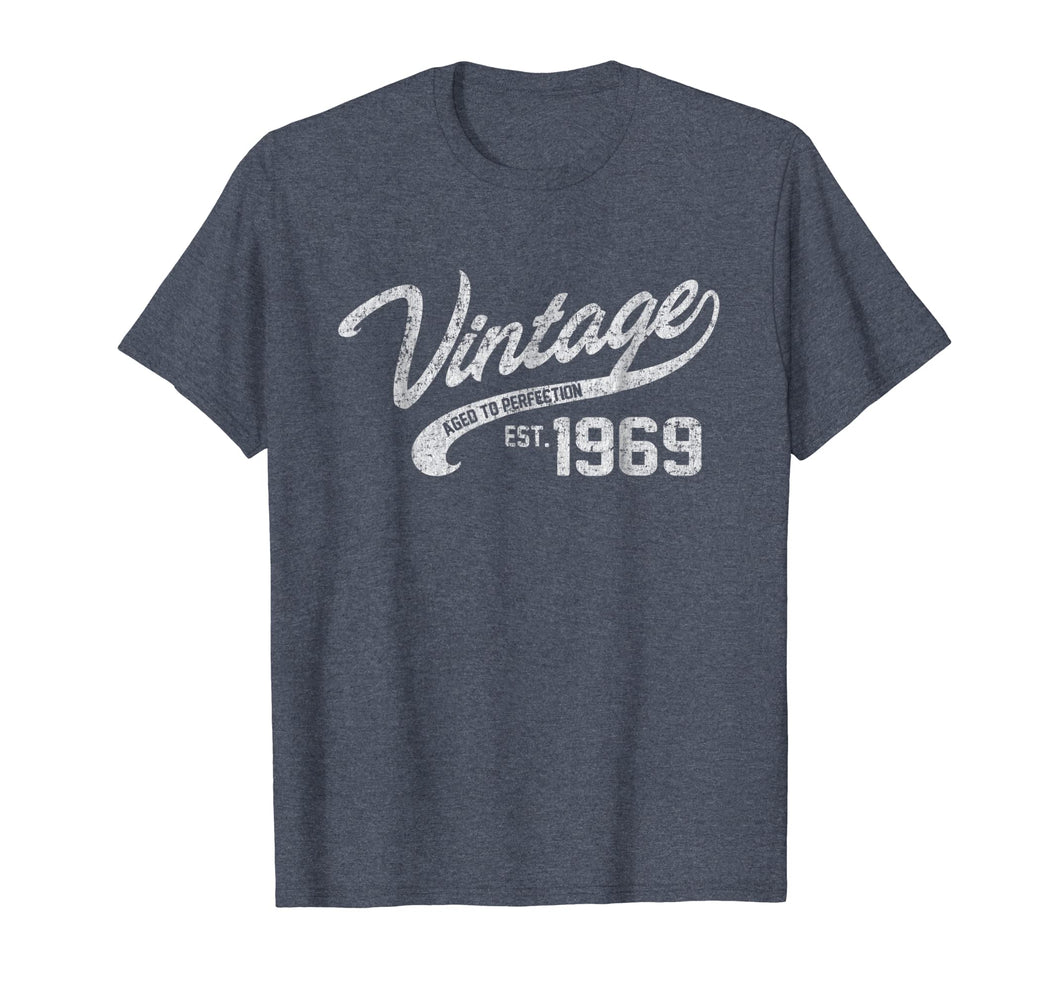 Vintage Made In 1969 T-Shirt 49th Birthday Gift