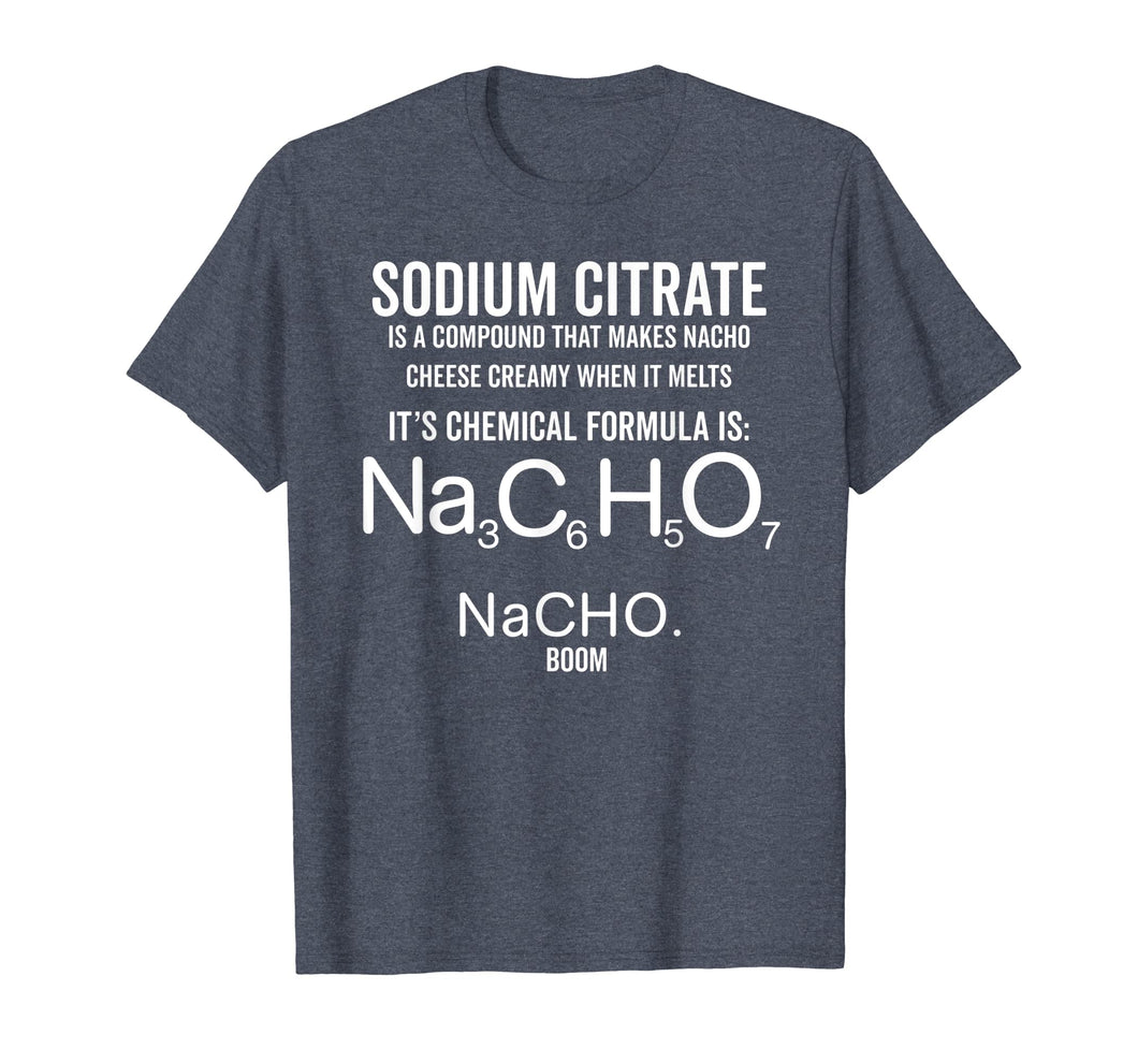 Nacho Chemical Formula Periodic Table Funny Cheese Shirt