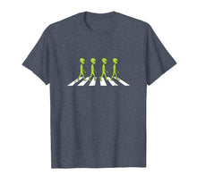 Load image into Gallery viewer, Aliens crossing and walking across road funny shirt gift
