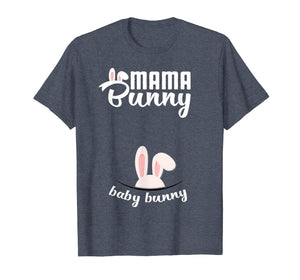 Mama Bunny Cute Easter Pregnancy Announcement Shirt
