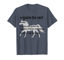 Load image into Gallery viewer, Equine Introvert T-Shirt Funny Horse Lover Gift Shirt
