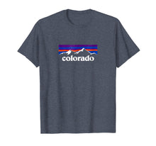 Load image into Gallery viewer, Colorado Mountains Outdoor Flag Design T Shirt MCMA
