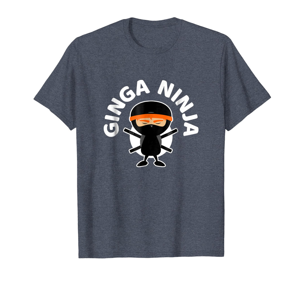Ginga Ninja - Cool Ginger Red Hair Ninja - T-Shirt