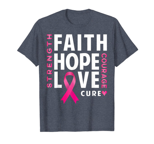 Breast Cancer Awareness Month Pink Ribbon Support Love