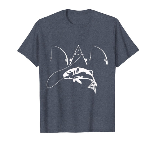 Mens Dad Fishing Fisherman Daddy Fathers Day gift Shirt