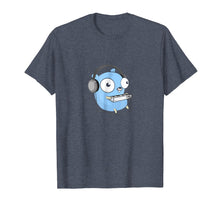 Load image into Gallery viewer, Go Developer Tee golang music gopher tshirt

