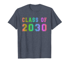 Load image into Gallery viewer, Class Of 2030 High School Graduation Date Kindergarten Shirt
