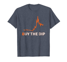 Load image into Gallery viewer, Buy the Dip Cryptocurrency Bitcoin Market Cap Graph T Shirt
